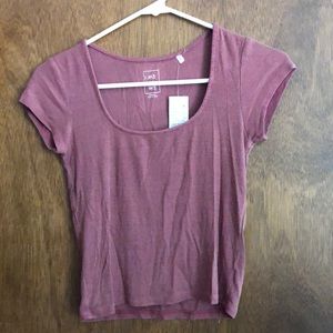 Scoop neck crop top